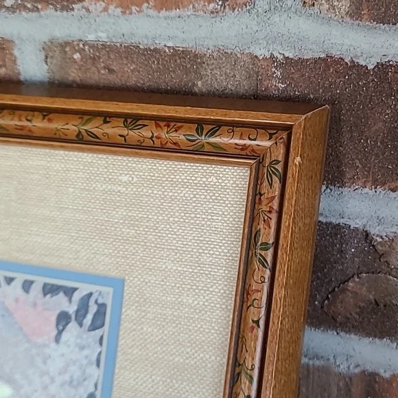 1969 Vintage Spring Flowers Original Frame Excellent Condition Norman Rockwell - Picture 5 of 7